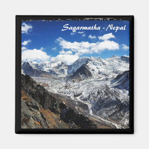 Aimant Vue sur l'Everest, Sagarmatha - Népal