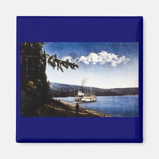 Aimant Vue sur Peace River (Devant)