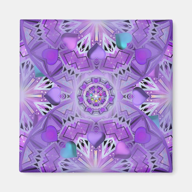 Aimant W2 pourpre (Devant)