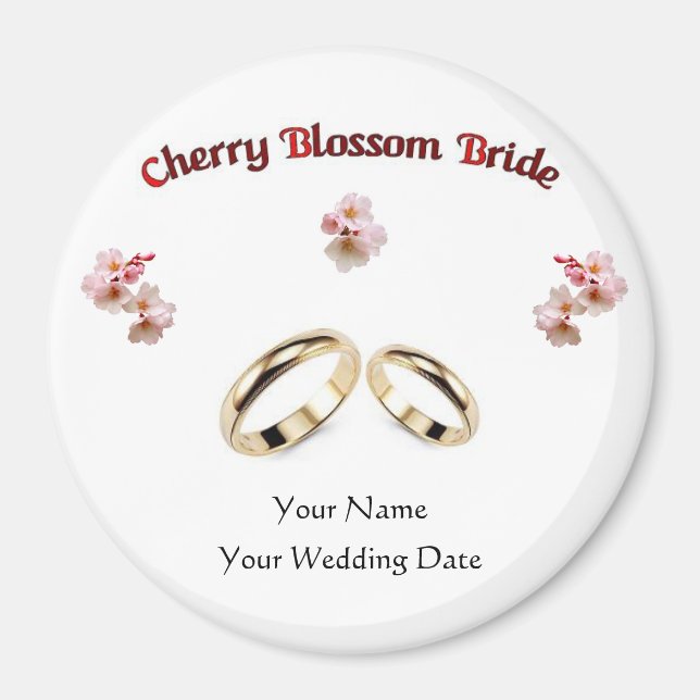 Aimant W34 Faveur de mariage (Devant)