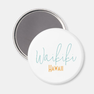 Aimant Waikiki, souvenir de voyage à Hawaii 