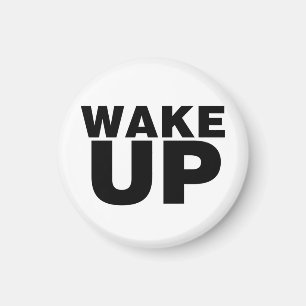 Aimant Wake up Black