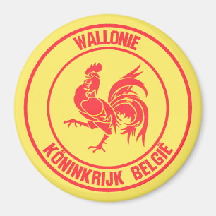 Aimant Wallonie Round Emblem
