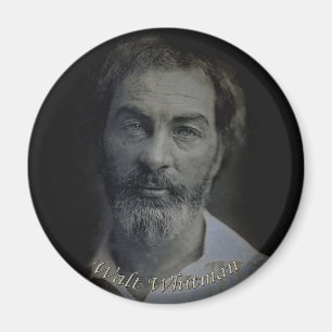 Aimant Walt Whitman Main-A teinté le portrait, l'âge 35