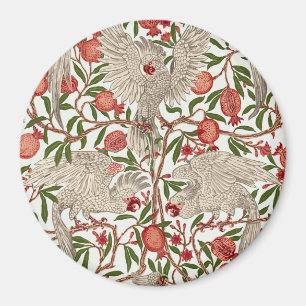 Aimant Walter Crane Cacatoès rosalbin Grenade rouge Art