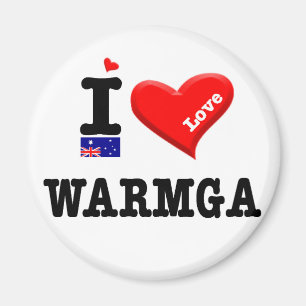 Aimant WARMGA - I Love