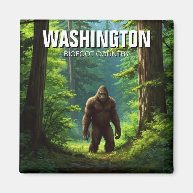Aimant Washington Bigfoot (Devant)