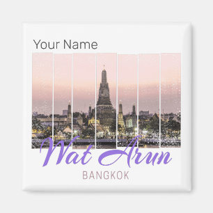 Aimant Wat Arun Temple Bangkok Thaïlande Sunset Souvenir