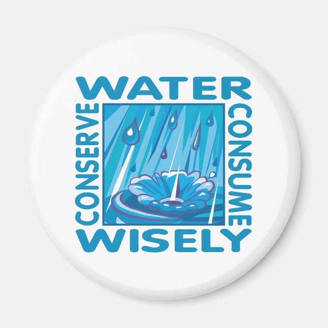 Aimant Water Conservation (Devant)