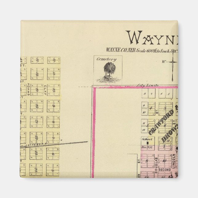 Aimant Wayne, Nebraska (Devant)
