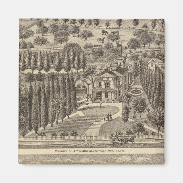 Aimant Webster, Résidences Badger (Devant)