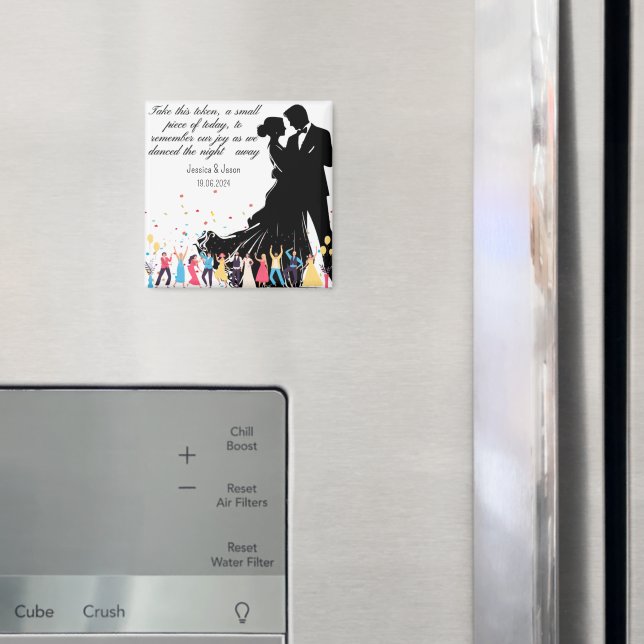 Aimant Wedding Custom Favor, Wedding Party Custom Gifts  (In situ (réfrigérateur))