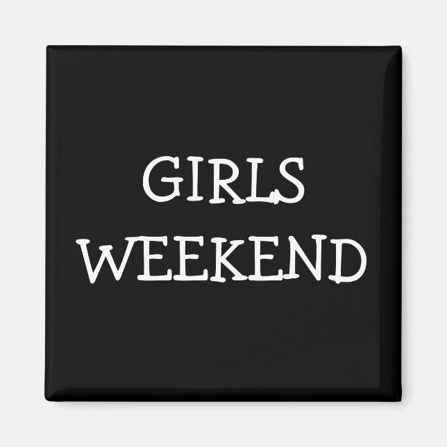 Aimant Week-end des filles (Devant)