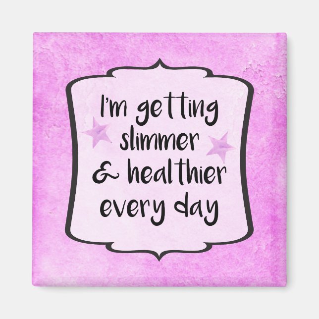 Aimant Weightloss Diet Success Motivation Award (Devant)