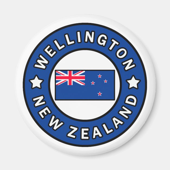 Aimant Wellington Nouvelle-Zélande (Devant)