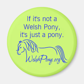 Aimant Welsh Pony & Cob Society of America.