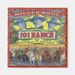 Aimant Western 101 Ranch Cowboys