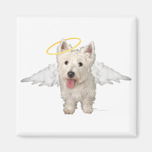 Aimant Westie Guardian Angels
