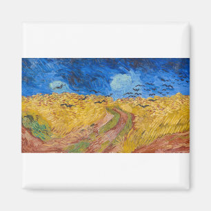 Aimant Wheatfield with Crows by Vincent van Gogh