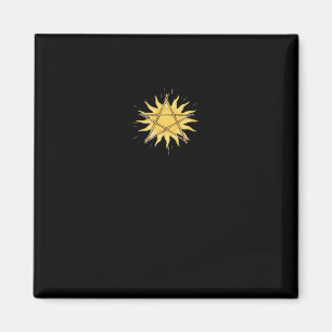 Aimant Whimsigoth Pentagram Sun Classic