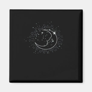 Aimant Whimsigoth Starry Night Moon Witchy Classic
