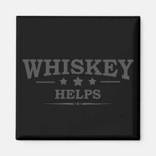 Aimant Whiskey aide à boire de l'alcool en disant