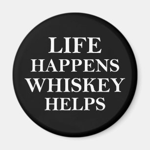 Aimant Whiskey aide à drôles de paroles d'alcool