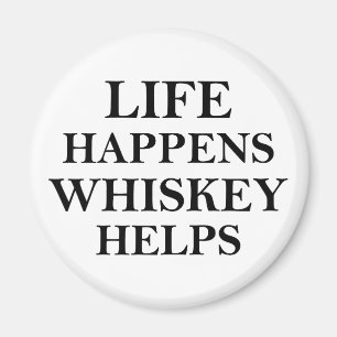 Aimant Whiskey aide à drôles de paroles d'alcool