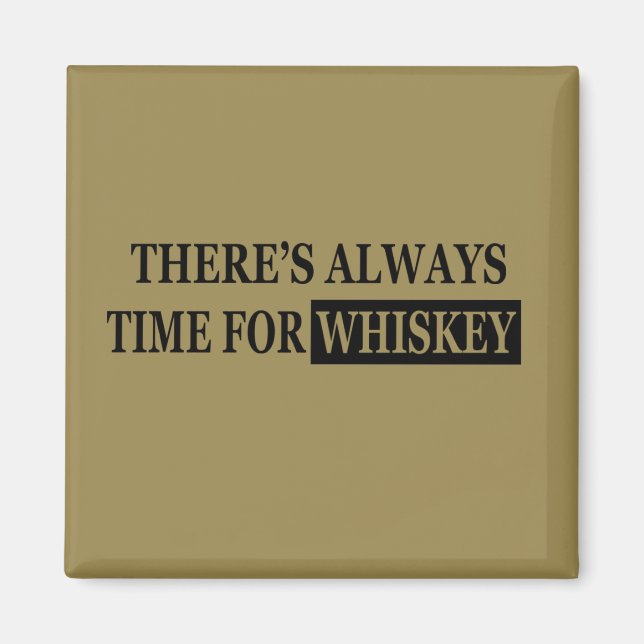 Aimant Whiskey cite d'étranges paroles d'alcool (Devant)