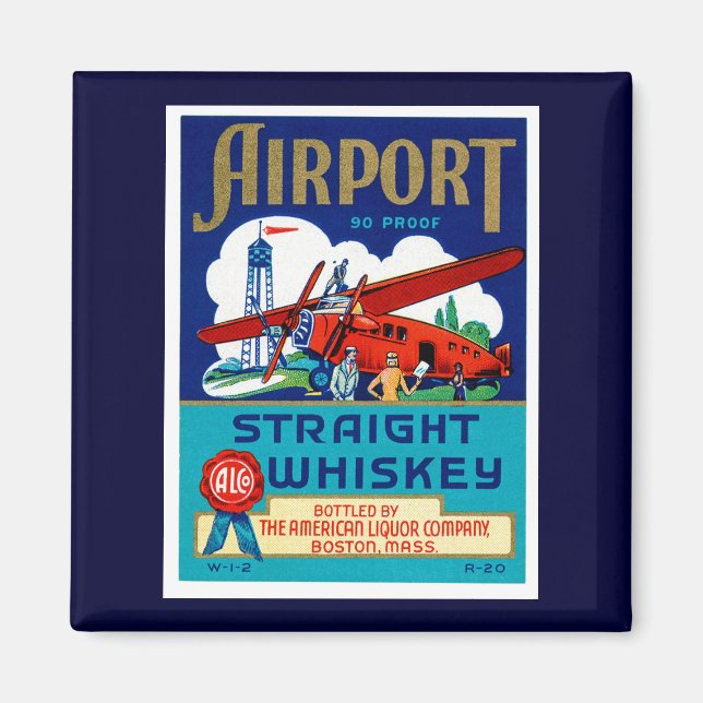 Aimant Whiskey droit de l'aéroport (Devant)