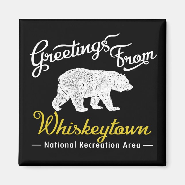Aimant Whiskeytown National Recrereation Area Bear (Devant)