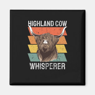 Aimant Whisperer de vache Highland