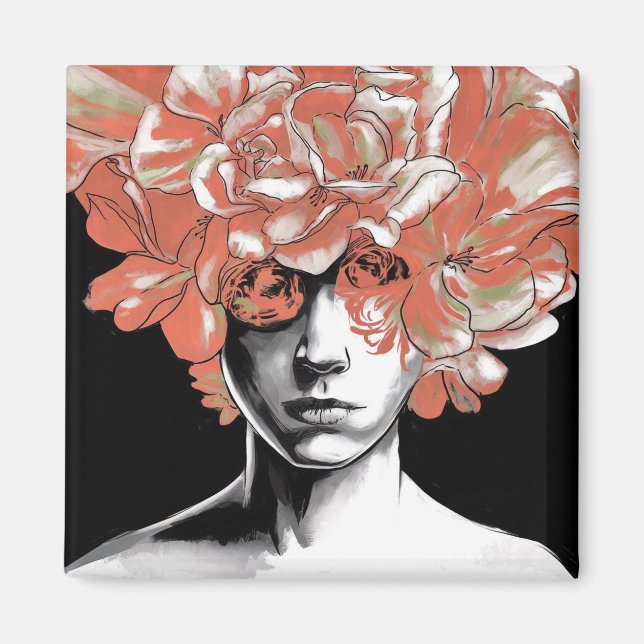 Aimant Whispers of Petals: A Dreamlike Tapestry (Devant)