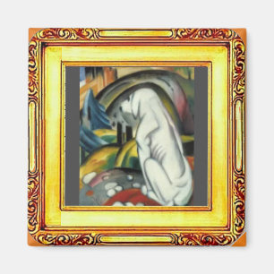 Aimant White Dog de Franz Marc