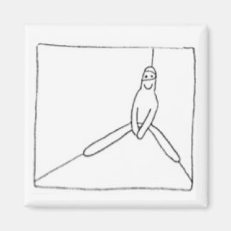 Aimant White Ninja est dans un coin