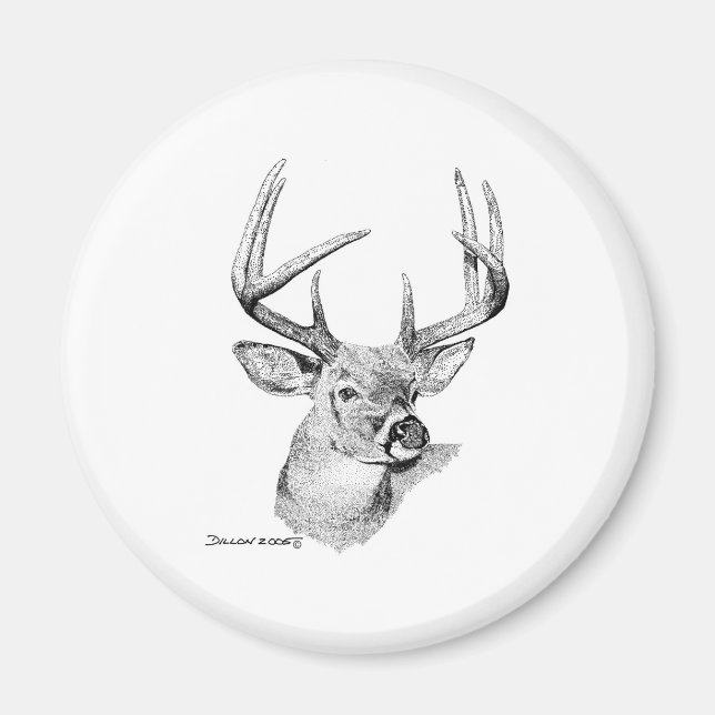 Aimant Whitetail Deer (Devant)