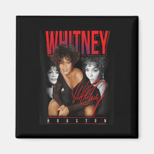 Aimant Whitney Houston Retro Photo Collage