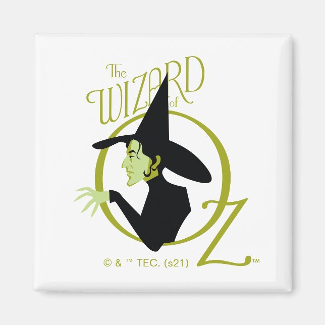 Aimant Wicked Witch™ L'Assistant Du Logo Oz™ (Devant)