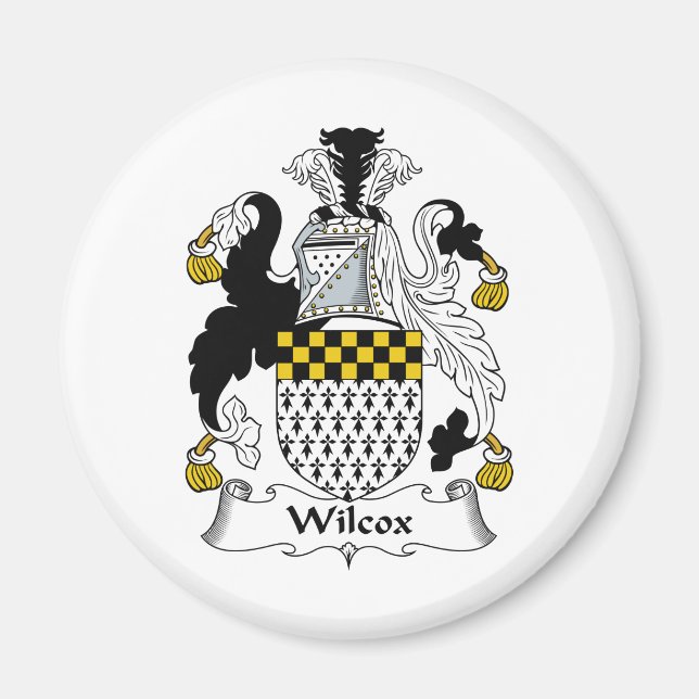 Aimant Wilcox Family Crest (Devant)