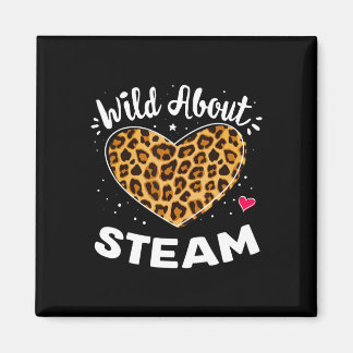 Aimant Wild About Steam Leopard Squad Stem Byck To School