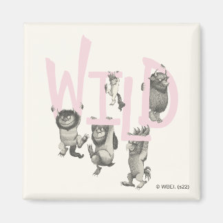 Aimant WILD | Wild Things et Max - Rose