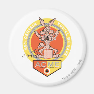Aimant Wile E Coyote Acme - 68 % Certain vous serez en sé