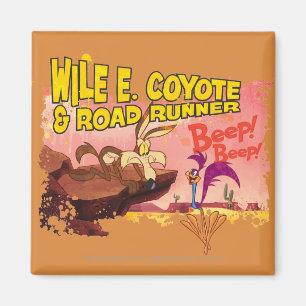 AIMANT WILE E. COYOTE™ & ROAD RUNNER™ BEEP BEEP!