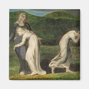 Aimant William Blake   Naomi implante Ruth et Orpah à