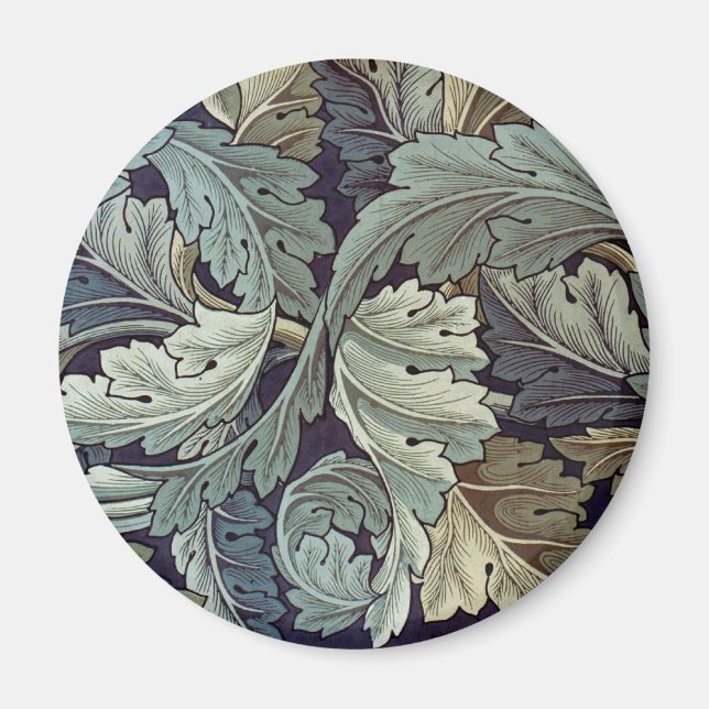 Aimant William Morris Acanthus Feuilles (Devant)