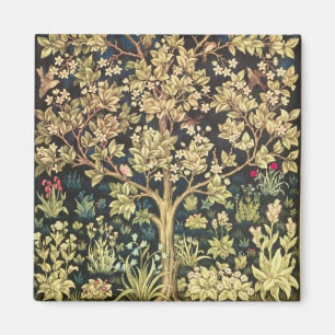 Aimant William Morris Arbre De Vie Vintage Pré-Raphaélite