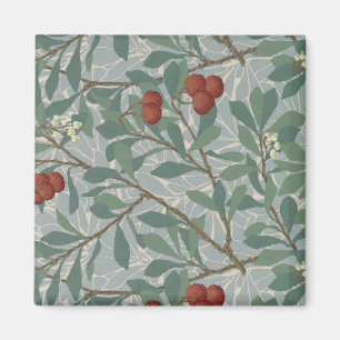Aimant William Morris Art Décoratif Arbutus Motif