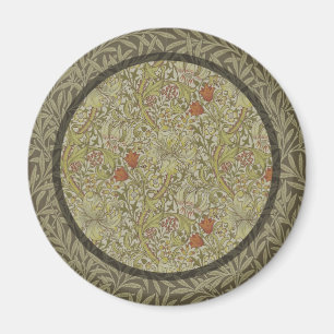 Aimant William Morris Floral Lys willow art design