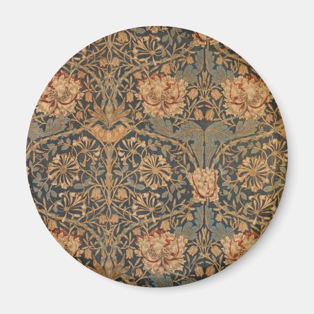 Aimant William Morris Honeysuckle Rich Wallpaper (Devant)