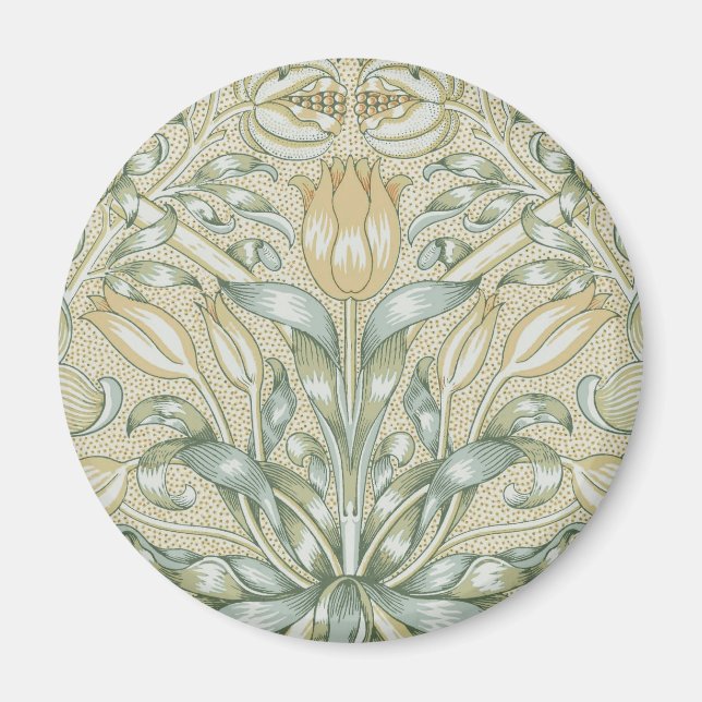Aimant William Morris Lily et de la grenade classique (Devant)